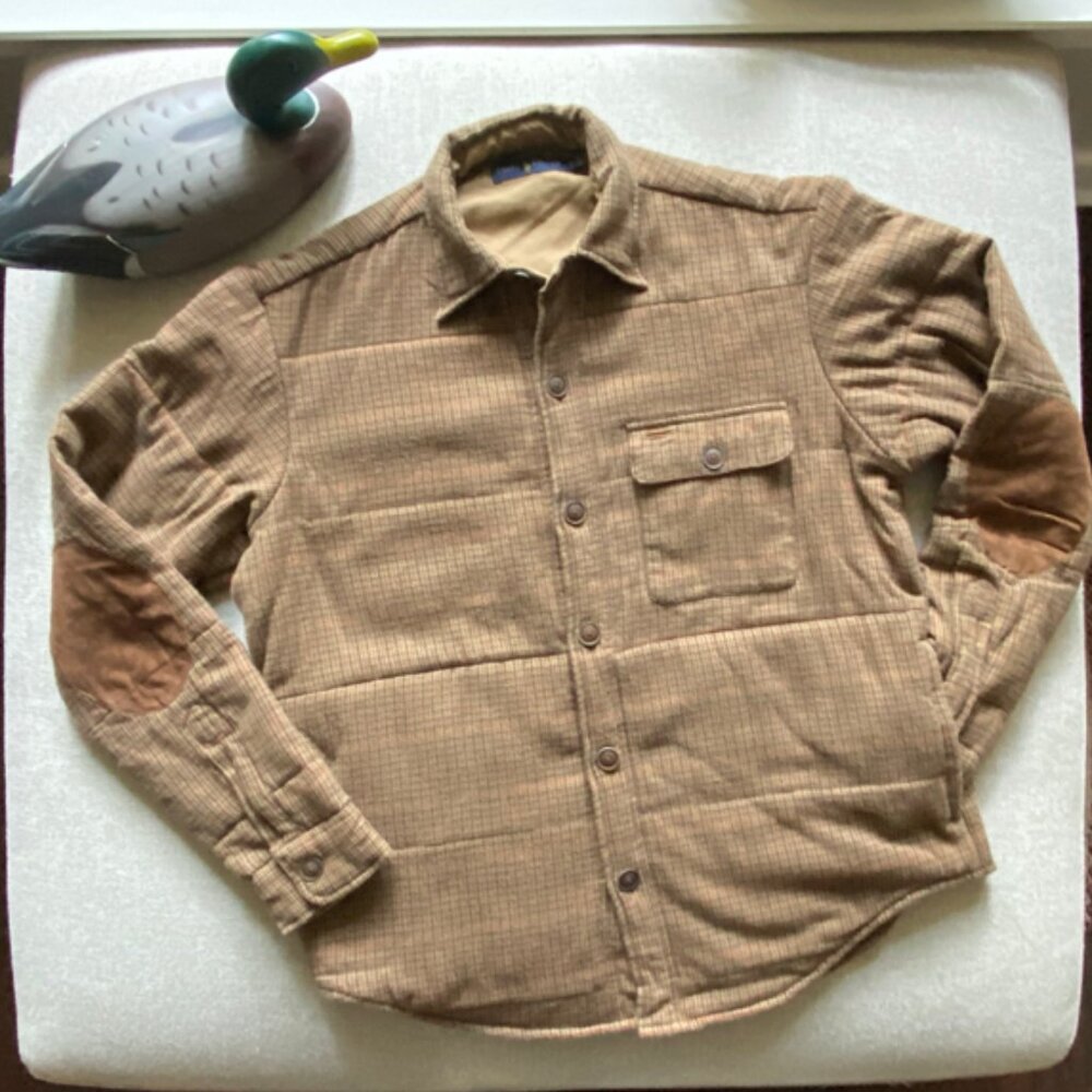 Polo Ralph Lauren New Vintage Men's Tattersall Shirt Jacket Size Medium